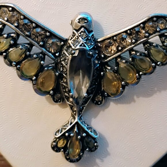 Fossil Phoenix Bird Necklace - Picture 2 of 5